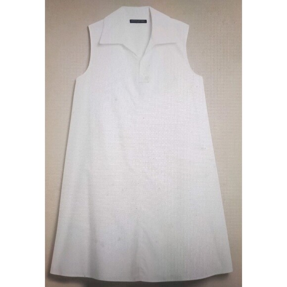 BANANA REPUBLIC Poplin Mini Dress Women's Size XXL 888838 White New With Tags - Picture 1 of 4
